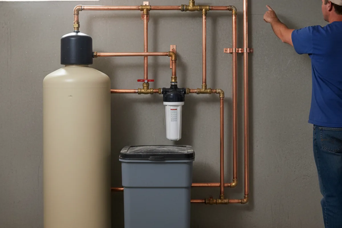 Whole-house water treatment system installed in Ruffin